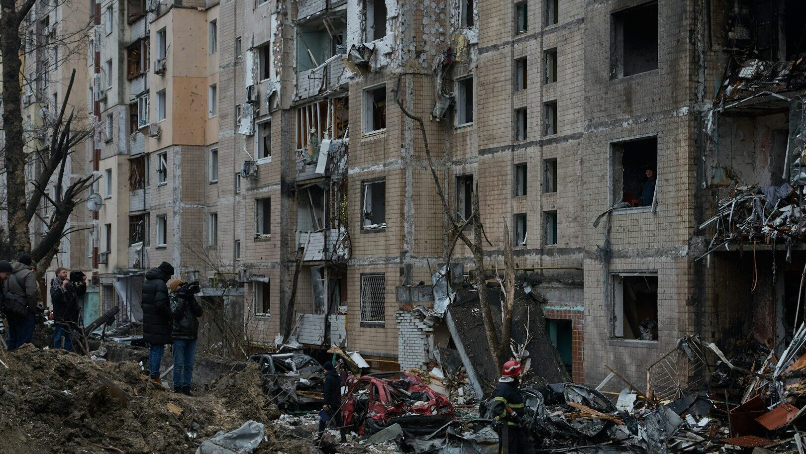 Kyjev čelil rannímu náletu raket S-400. Exploze přišly ještě před poplachem