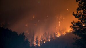 Když oheň stvoří vlastní bouři. Velké požáry mění atmosférické podmínky