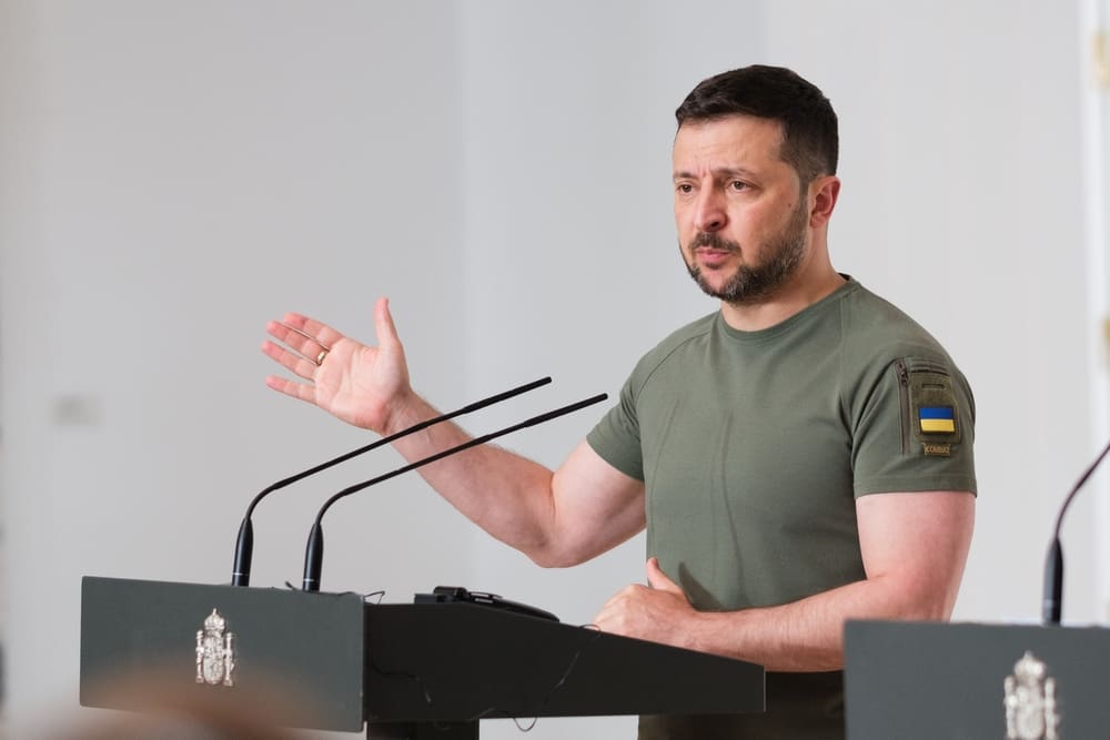 Zelenskyj oznámil plán na obranu pobřeží. Oděsu mají chránit statisíce dronů z mořských platforem